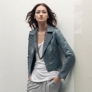 TROUVE LEATHER JACKET